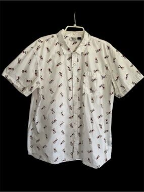 Miller Lite Short-Sleeve Collared Button Men’s Shirt - XXL